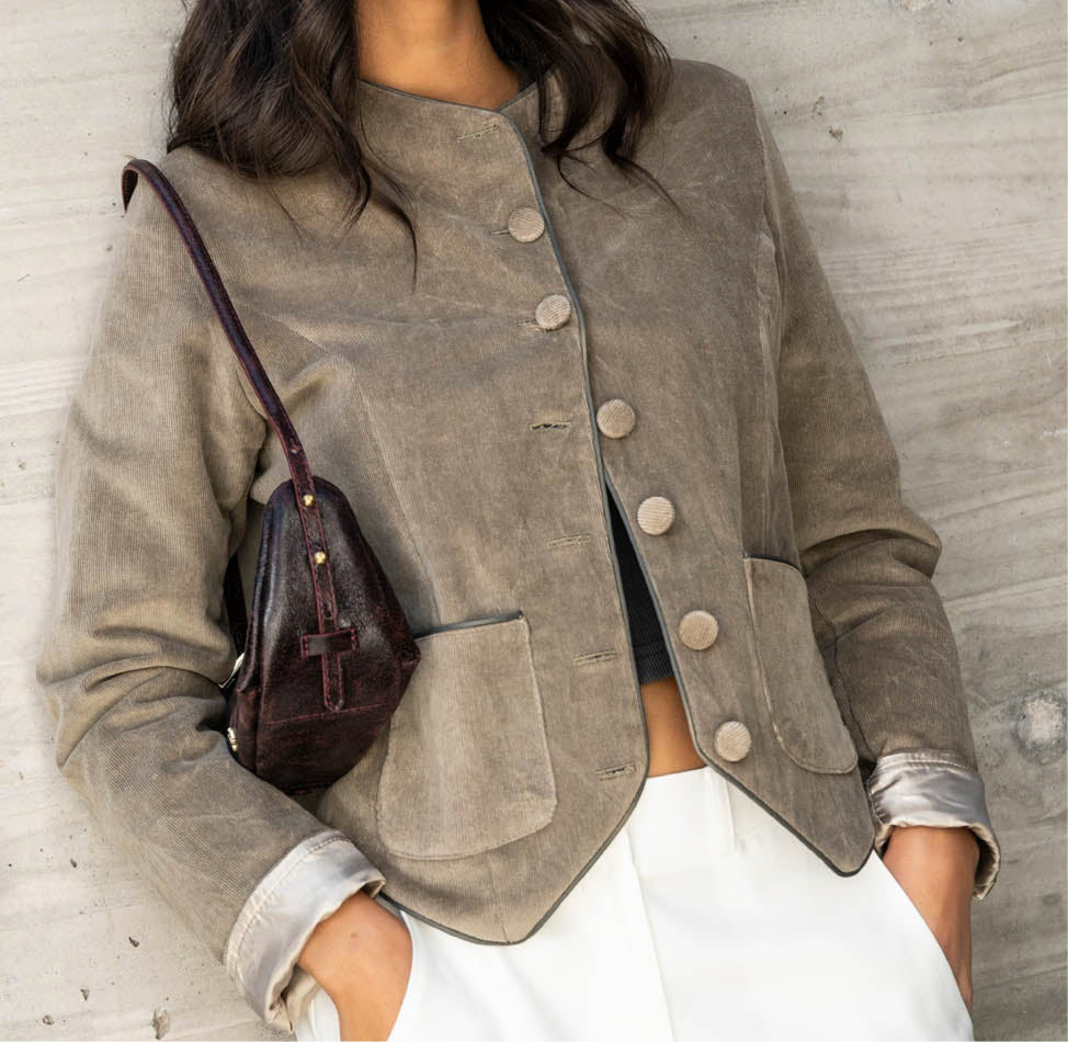 Chaqueta Fer Pana cuello redondo (Código SALE30%OFF)
