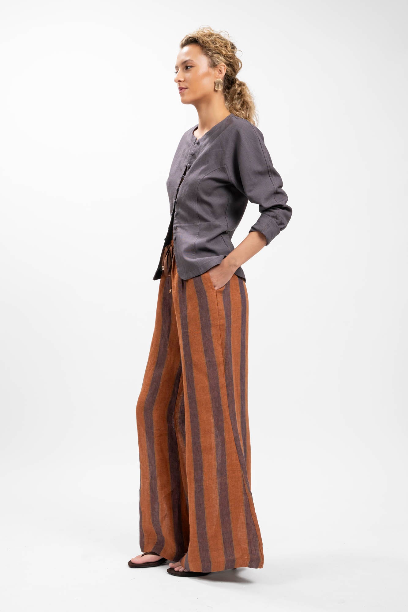 Pantalón Lucky Rallado.