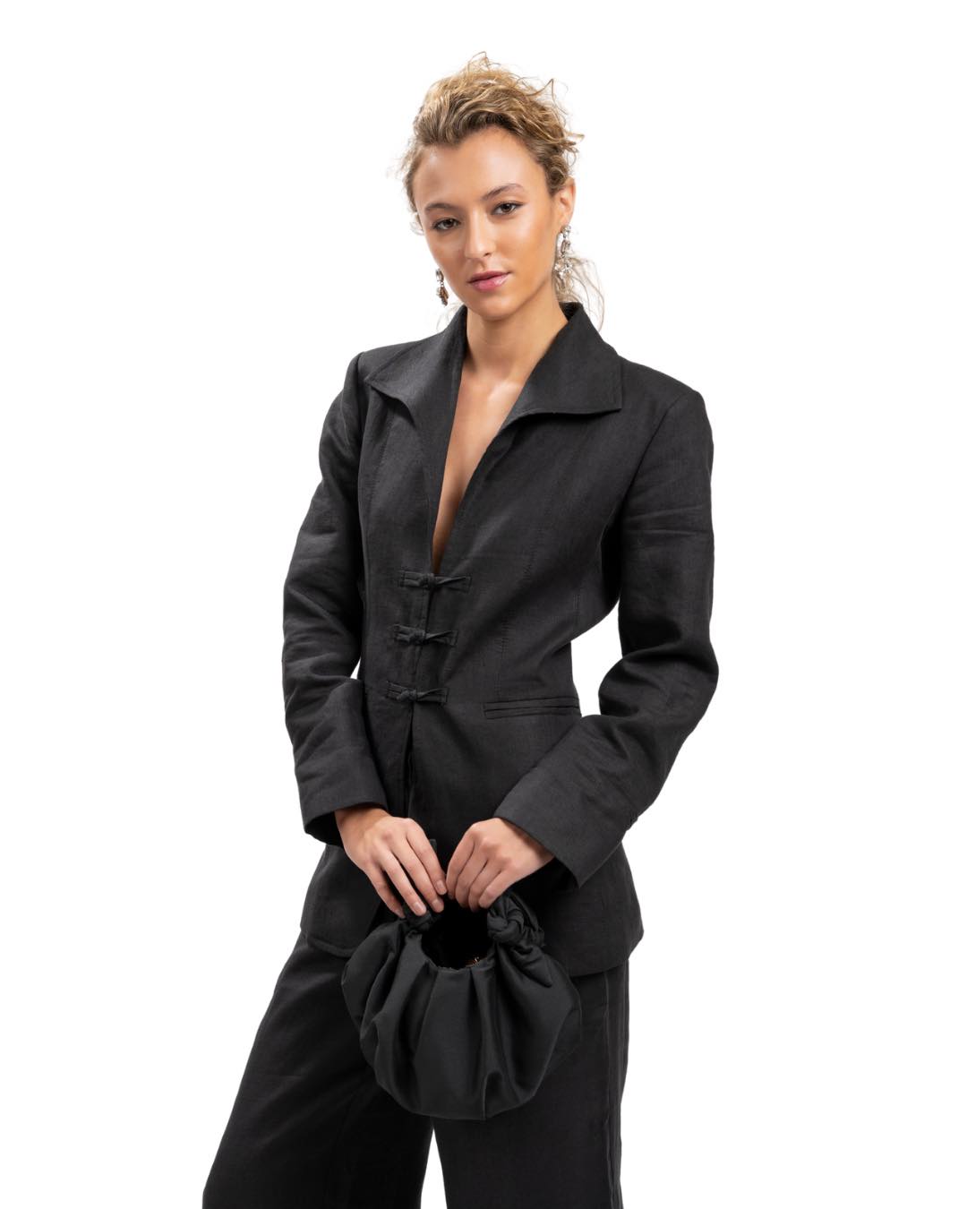 Chaqueta Japonesa Lino