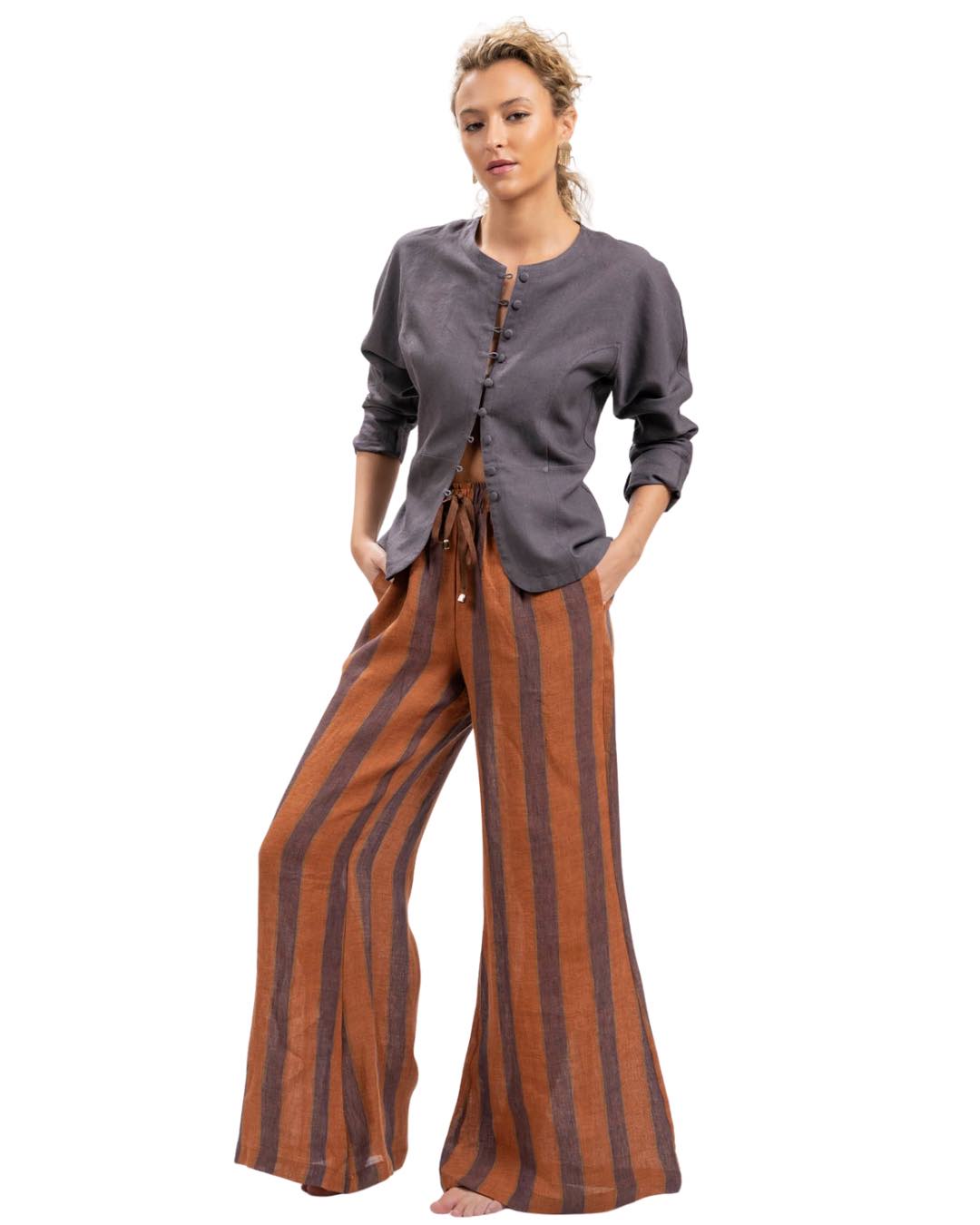 Pantalón Lucky Rallado.